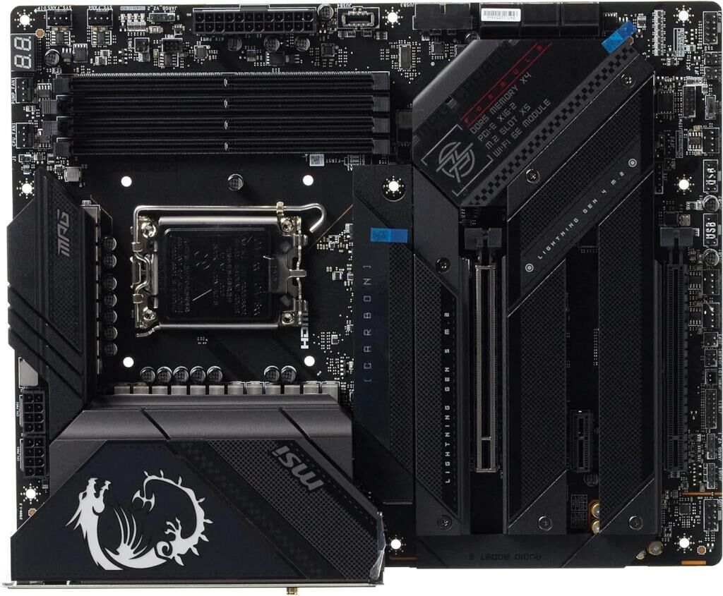 MSI Mpg Z790 Carbon Wi-Fi Intel LGA1700 DDR5 ATX Anakart - Outlet