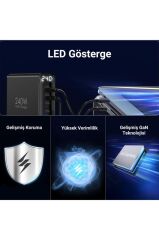 Juo DLC240 240 W Hızlı Şarj Adaptörü Outlet