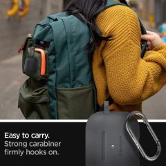 Spigen Apple AirPods Pro Kılıf Silicone Fit (Silikon) Charcoal
